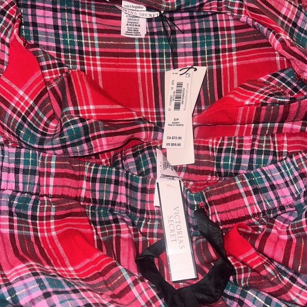 Victoria Secret Flannel Long Pajama Set - Picture 5 of 6
